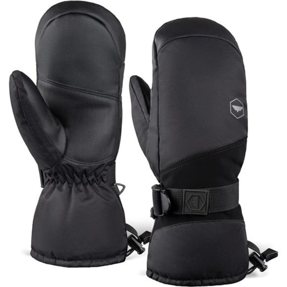 Tough Outdoors Winter Ski Mittens Men & Women -Adult Snow Mitts for Cold Weather - Picture 1 of 6